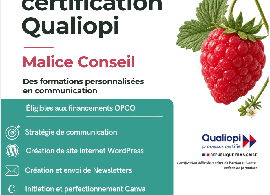 Formation Communication digitale Poitiers